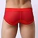NEARTIME Men's Underwear, Mens Low Waist Boxers Briefs Men Underpants Soft Shorts (L, Red) …