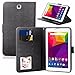 BLU TouchBook M7 case, NFW} PU Leather [Card Slot][Flip][Wallet][Kickstand Feature][Cash Pocket][Wrist Strap] Case Cover forBLU TouchBook M7 (P270L)(Wallet Black)