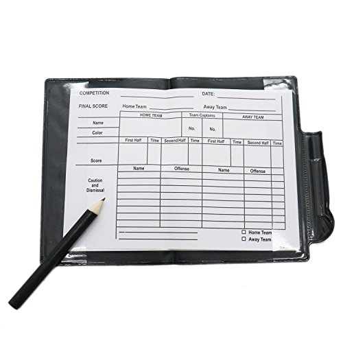image for Buorsa 2 Set Sports Referee Card Set Red Card Yellow Card with Wallet 