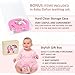 Teething Pain Relief BPA Free Silicone Toy and Pacifier Clip Holder for Stylish Little Girls, Pink Elephant Teether Toys, Best for Freezer, 6 12 Months 1 Year Old - Baby Shower Gifts