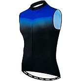 Hotlion Cycling Vest for Men Sleeveless Bike Jersey Shirts Team Bicycle Jacket Tops Reflective