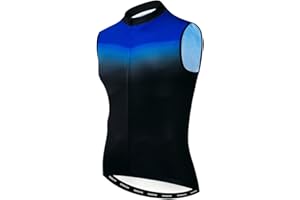 Hotlion Cycling Vest for Men Sleeveless Bike Jersey Shirts Team Bicycle Jacket Tops Reflective