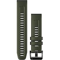 トレーニンググッズ　新品 Amazon.com: Garmin QuickFit 22 Watch Band - Black with Black