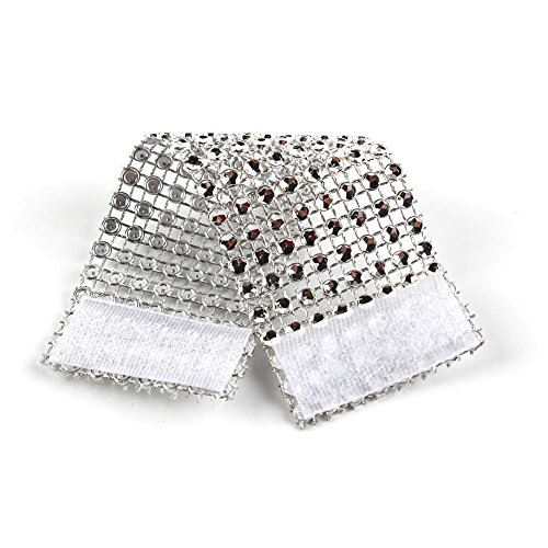 image for Yuengs 100 PCS Napkin Rings Sparkly Adornment for Wedding/Shower/Party