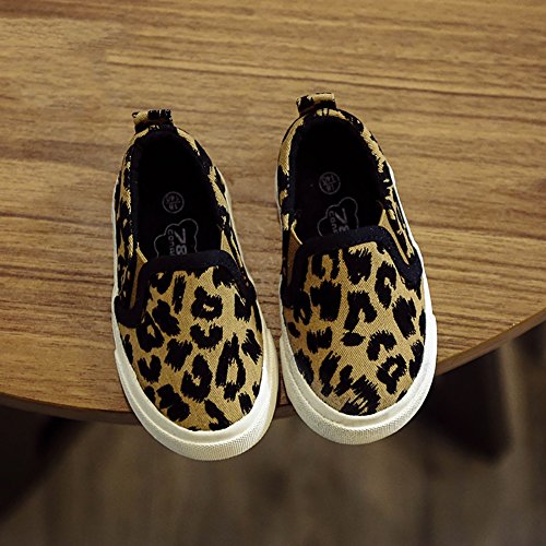 image for UBELLA Toddler Kids Canvas Sneakers Boy's Girl's Casual Slip-on Shoes 