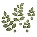 Ling's Moment Artificial Crepe Paper Real Touch Leaves, Handmade Flexible Branch Greenery, Paper Flower Decorations for DIY Craft Wall Nursery Bridal Shower Wedding, Wreath Accessories, Scrapbooking