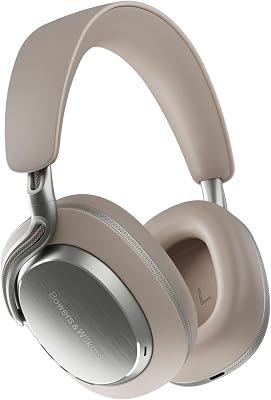 Auscultadores sem fios Px8 S2 Over-Ear com cancelamento de ruído, Bluetooth e carregamento rápido - Warm Stone