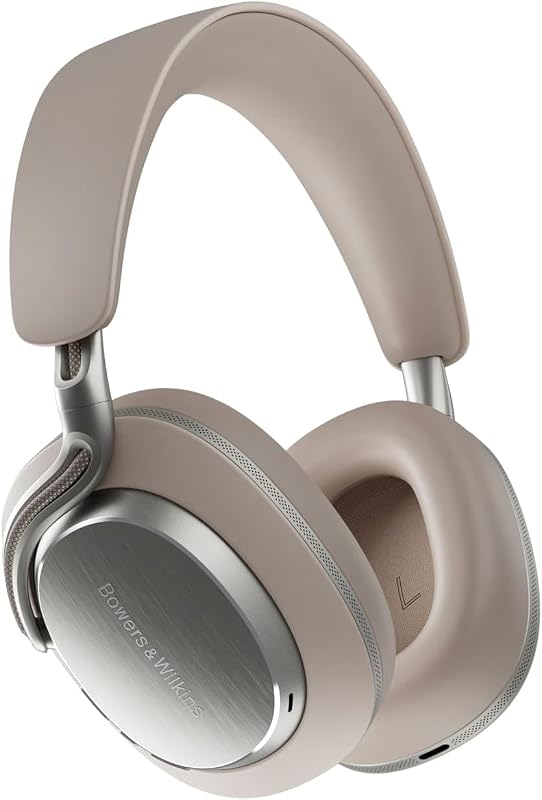 Auscultadores sem fios Px8 S2 Over-Ear com cancelamento de ruído, Bluetooth e carregamento rápido - Warm Stone
