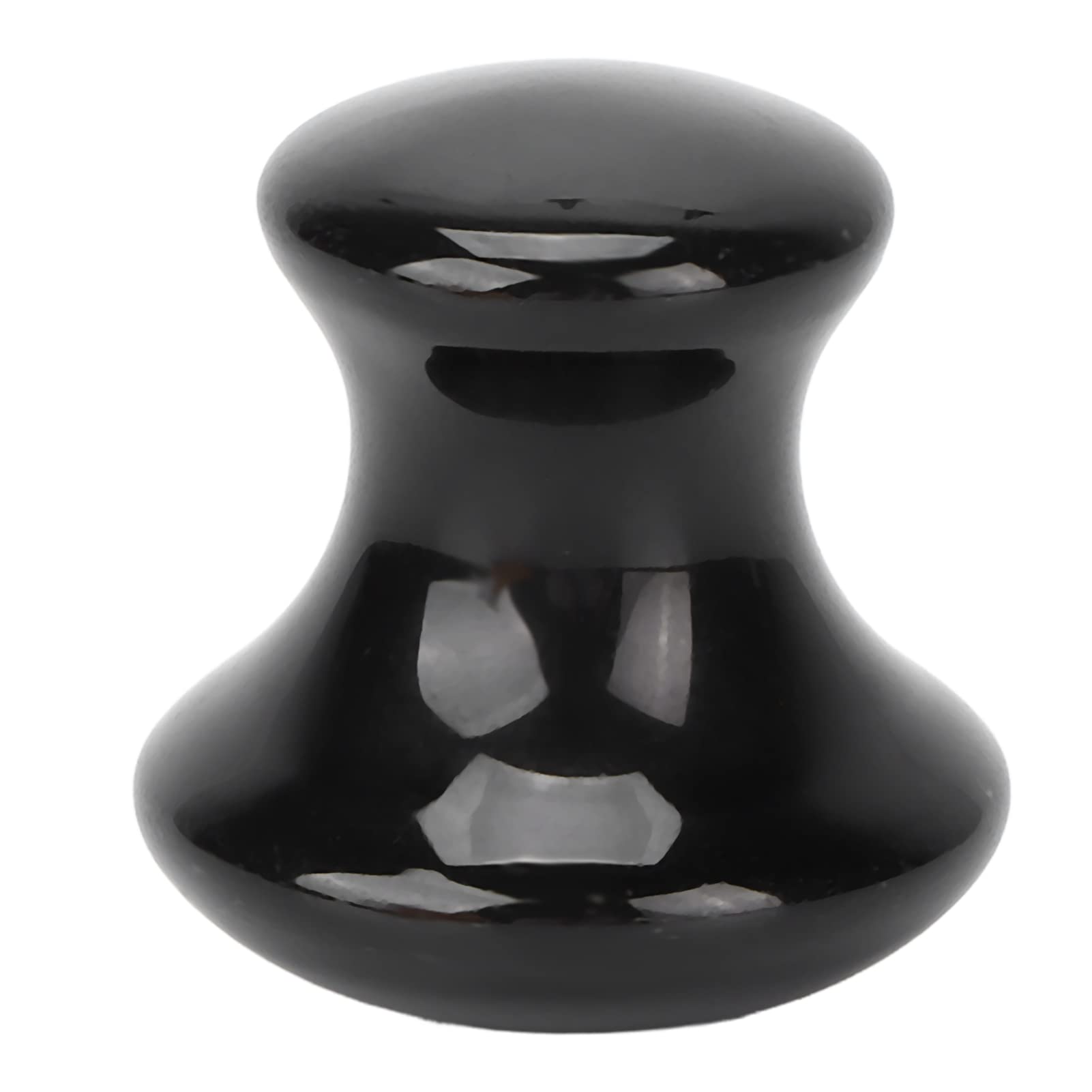 Obsidian Massage Tool, Mushroom Shape Guasha Stone, Mushroom Shape Guasha Facial Massage Stone for Meditation SPA Relaxing