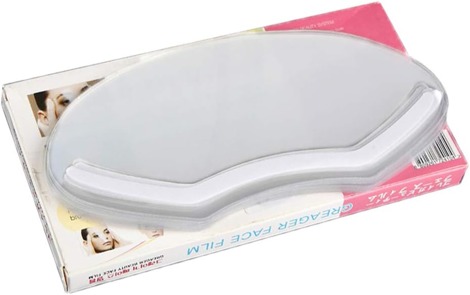 EBANKU 50 PCS Microblading Permanent Makeup Shower Face Shields Visors, Disposable Face Shields Masks for Hairspray Salon Supplies and Eyelash Extensions Eye Eyelid Surgery Aftercare