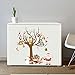 ElecMotive Merry Christmas Santa Claus Owls Christmas Tree Gifts Wall Decals, Living Room Bedroom Shop Window Removable Wall Stickers Murals Removable DIY Home Decorations Art Decor (Christmas)