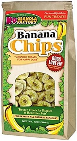 dogs and banana chips