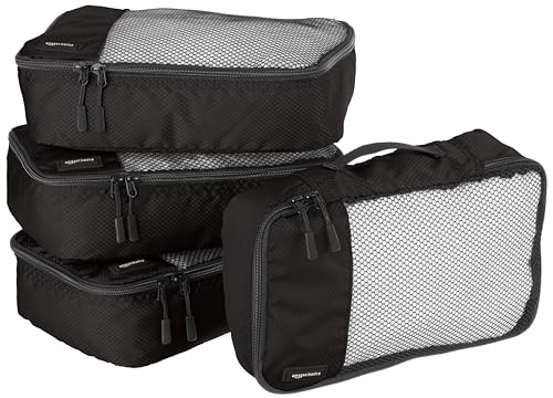 Amazon Basics 4 Piece Packing Travel Organizer