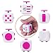 Fidget Cube Prime and Rubber Protective Cover - Relieve Stress, Anxiety, ADD, ADHD, Autism and Boredom for Work, School, Class - Primium Focus Gift Toy for Children and Adults (Pink)