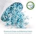 Milemont Shredded Memory Foam Pillow, Bed Pillows, Cooling Pillow for Side Back Sleepers with Washable Removable Cover, CertiPUR-US, Queen