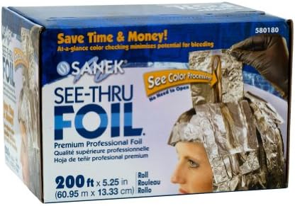 Sanek See Thru Foil Roll Hair Color Processing Style Highlighting