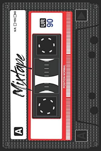 Cassette Tape Journal: Mixtape Cassette Tape Notebook Journal Diary Planner - Gifts For 1980s & 1990s Lovers (6" x 9", 120 Pages, Lined) Perfect Gift Idea For Birthday & Christmas