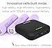 SINOELE Power Bank Compact External Battery Pack 10000mAh Dual USB Charger for iPhone,iPad,Samsung,Huawei and More (Black)