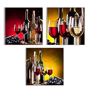 Abstract Vintage Wine Cup Pictures Home Wall for...
