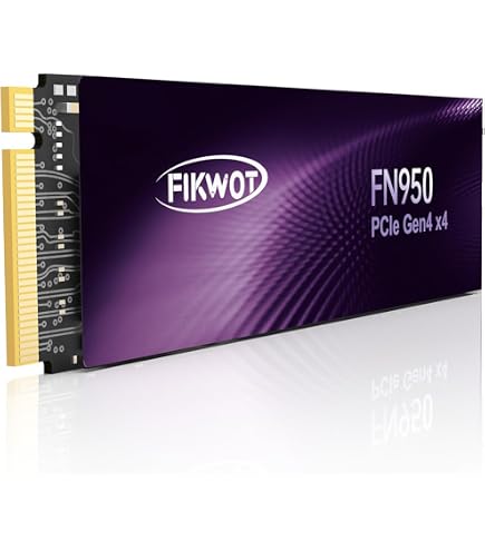 SSD Fikwot FX991 M.2, 1 TB NVMe M2 2280 PCIe Gen 4x4, Leitura até
