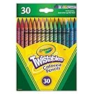 Crayola Twistables Colored Pencils, 30 Assorted Colors, Adult Coloring, Gift
