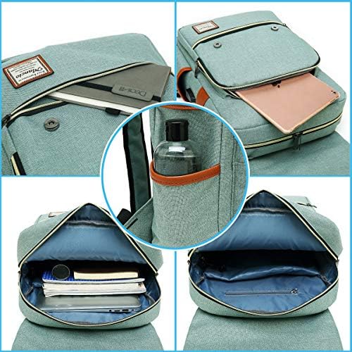 MANCIO Slim Vintage Laptop Backpack For women,Men For Travel, College,School Dayparks, Fits up to 15.6Inch Macbook 3 MANCIO Slim Vintage Laptop Backpack For women,Men For Travel, College,School Dayparks, Fits up to 15.6Inch Macbook