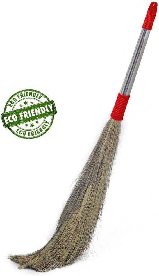 Unique EnterpriseStainless Steel Stella Eco Friendly Soft Grass Floor Broom Stick