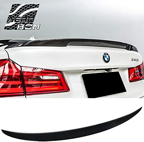 AeroBon G30 Real Carbon Fiber Spoiler Trunk Lip, M Performance Type