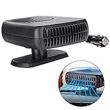DC 12V Car Portable Defroster Demister Ceramic 2 in 1 150W Heater Cooler Dryer Fan Cigarette Socket