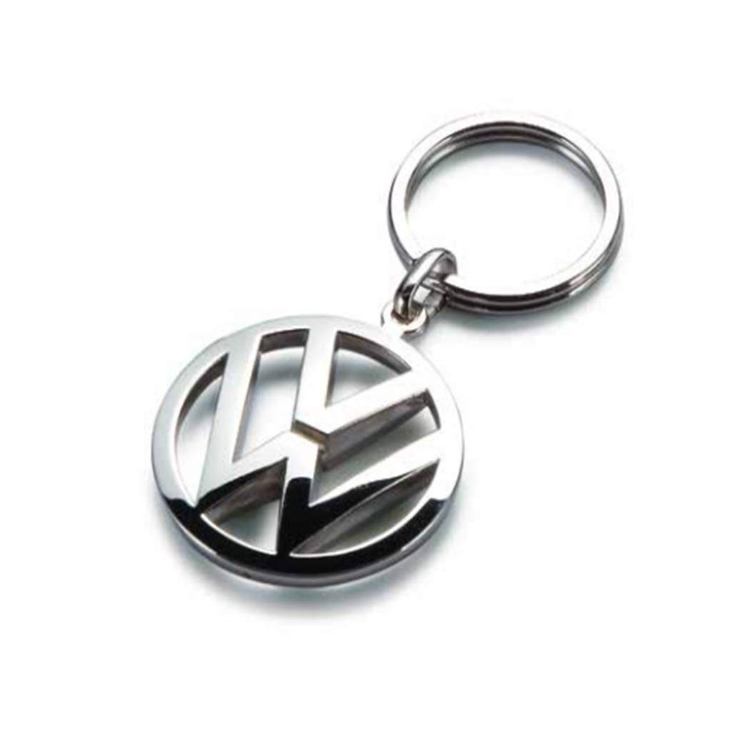 Volkswagen Metal Key Chain Keyring Fob Silver Key Tags