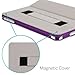 CaseCrown Bold Standby Pro Case for iPad Air - [Corner Protection] Auto Wake/Sleep, Hand Grip, Multi-Angle Viewing Stand (Compatible with iPad 9.7 2018/2017) - Purple