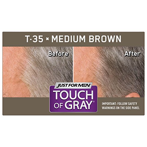 Just For Men Touch Of Gray Comb-In Men's Hair Color, Medium Brown (Pack of 3) - Thumbnail 6