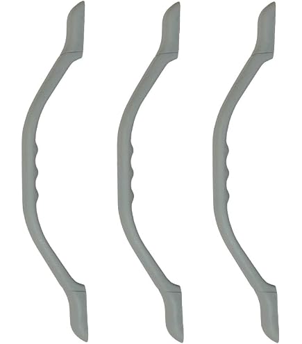 TRAILERFIX 2-Pack 9-1/4" White Plastic Grab Handles – Entry Door Assist Bar For RV, Trailer