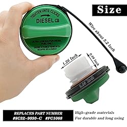 Rldym FC1068 8C3Z-9030-C Gas Cap Fuel Cap for