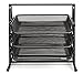 Mindspace Desk Organizer Paper Tray with 3 Tier Desktop File Organizer | Office Organizer & Stacking File Holder, Document Organization for Desk | The Mesh Collection, Black