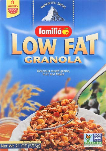 Familia Low-Fat Granola Cereal, 21-Ounce Boxes (Pack of 6)