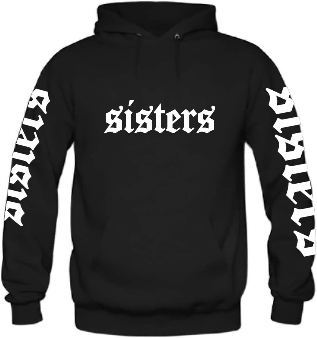 Sisters J-ames Hoodie James Sweatshirt Charles Sisters J-ames Apparel Black