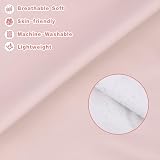 Vicloon Baby Weaning Bibs with Long Sleeves Pink PU Waterproof Feeding Bibs view 5