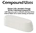 White Diamond Polishing Compound - is courser than red rouge and used for removing deep scratches from soft metals or as a polishing compound on aluminum, gold, silver, brass & copper (1 Oz.) - Drixet