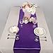 OurWarm Satin Table Runner 12