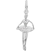 Ballet Dancer Charm, Charms for Bracelets and Necklaces