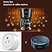 Wifi Smart Plug Compatible with Alexa, Mini Time Switch Wifi Outlet Socket Remote Control your Electronics from Smartphone or Tablet Anywhere, No Hub Required