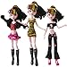 UCanaan Doll Clothes and Accessories for Monster high Dolls Includes 10 Sets Handmade Clothes