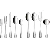 Villeroy &amp; Boch Mademoiselle 64 Piece Flatware Set for 12, Includes Serving Pieces
