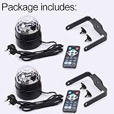 CATPOWER Pack of 2 Remote Control Sound Activated Party Lights UK Plug 4m Cable view 7