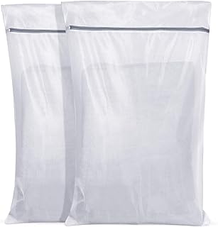 PaiTree Wäschesäcke, 2er Pack Extra Große Wäschenetz mit Langlebigem Reißverschluss, Wäschesack für Vorhänge, Mäntel, Pullover, Bettwäsche, Kissen, Teppiche, Badetücher, Stofftiere, Fußmatten, 60x90cm