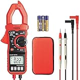 Digital Clamp Meter, 4000 Counts Eventek ET820 Auto-ranging Multimeter with NCV For Measuring Non-contact AC / DC 600V Volt / 600A Amp / Frequency / Resistance / Capacitance / Continuity / Diodes