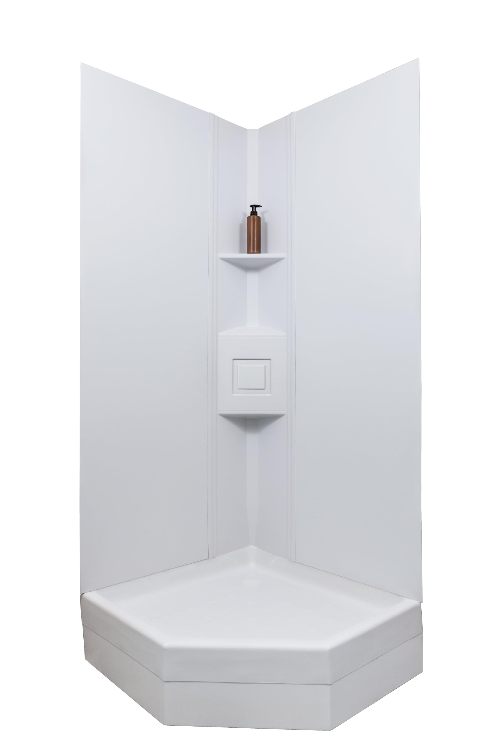Photo 1 of **ONLY THE CENTER PIECE OF SIDE***Icon 15246 Neo-Angle Shower 90° Shower Surround Kit