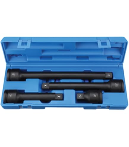 Teng M340020 Verlängerungsstange 4 Zoll (100 Mm) - 3/4 Zoll Antrieb, Aus Chrom-Vanadium-Stahl, Mit Sicherheitsmechanismus