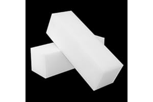 2 Pack Polyethylene Tapping Block – Professional Grade Solid Plastic Blocks for Precision DIY Projects, Heavy-Duty Home Improvement Block, Rectangular (8 x 2.4 x 2.4 inch), by KUKLIPJIM, White